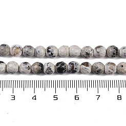 Naturbrand Knistern Achat Perlen Stränge&nbsp;G-C082-A01-42