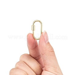 Messingschraube Karabiner Schloss Charms&nbsp;LS-KK-T047-07G