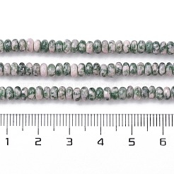 Natürliche grüne Fleck Jaspis Perlen Stränge&nbsp;G-H292-A18-02