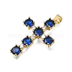 Ciondoli pasquali in ottone con pavé di zirconi cubici&nbsp;CU-E002-01B-G