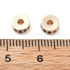 Perline zirconi micro pave  in ottone&nbsp;KK-R216-14KCG-01