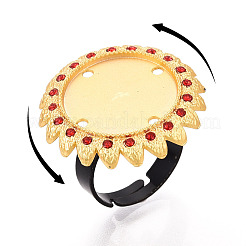 Base de bague ajustable en alliage&nbsp;MAK-T012-15G