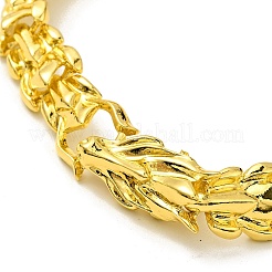 Bracelet en alliage pour hommes avec chaîne enveloppante de dragon&nbsp;BJEW-A129-01G