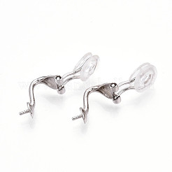 925 Sterling Silber Ohrclips zum Aufstecken&nbsp;STER-T008-155P