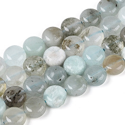 Hilos de abalorios de jade blanco natural&nbsp;G-T143-16B