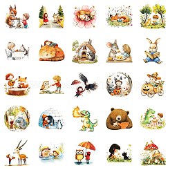 50 x Papieraufkleber mit Cartoon-Märchenmotiven.&nbsp;STIC-C012-14