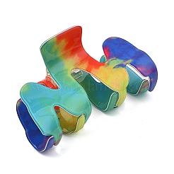 Haarspangen aus PVC-Kunststoff für Frauen und Mädchen&nbsp;OHAR-D001-04