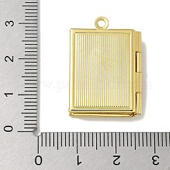 Messing-Medaillon-Anhänger&nbsp;X-KK-Q019-11G