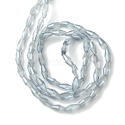 Transparentes cuentas de vidrio electroplate hebras&nbsp;GLAA-K064-05A-PL03