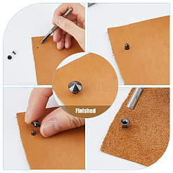 Kleidernieten aus Messing&nbsp;FIND-FH0008-55