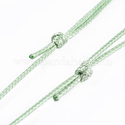 Fabrication de collier de corde de polyester ciré coréen réglable&nbsp;AJEW-JB00493-02