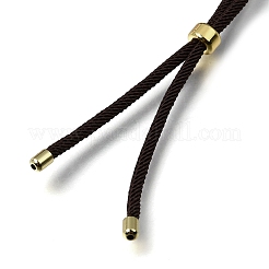 Fabrication de colliers avec des cordons en nylon tressé ajustables de 2.5 mm&nbsp;FB-CBAA152-02G-37