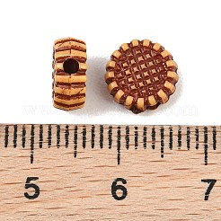 Cuentas de imitación de madera acrílicas opacas&nbsp;AC-CBAB80E-01B