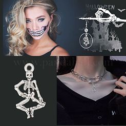 100 pièces pendentifs en alliage de style tibétain&nbsp;TIBE-SC0004-56AS-RS