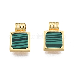 Synthetische Malachit-Charms&nbsp;KK-A165-13G