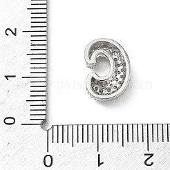 Pendentifs avec zircon cubiques à micro-pavés en laiton&nbsp;KK-A300-02P-C