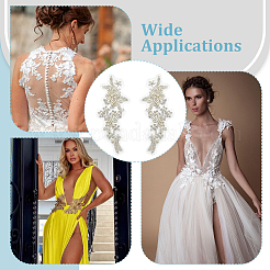 Colletto in pizzo floreale ricamato&nbsp;DIY-WH0308-419
