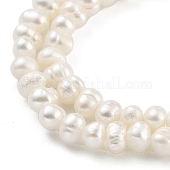 Brins de perles de culture d'eau douce naturelles&nbsp;PEAR-C003-08A