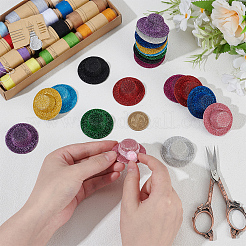 20 Stück 10 Farben Eva runder Fascinator-Hutsockel&nbsp;DIY-BC0015-78