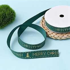 Flaches Ripsband aus Polyester mit Weihnachtsmotiv&nbsp;OCOR-YWC0001-01A-03