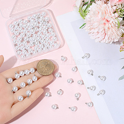 100 pendentif perle en plastique ABS&nbsp;FIND-BM0001-39A-P