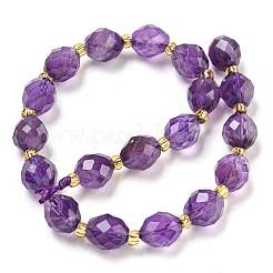 Natürlichen Amethyst Perlen Stränge&nbsp;G-N342-54