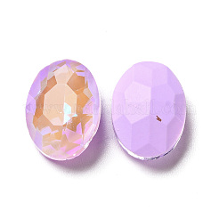 Strass-Cabochons aus Glas im fluoreszierenden Mokka-Stil&nbsp;X-GGLA-M005-01A-371MK