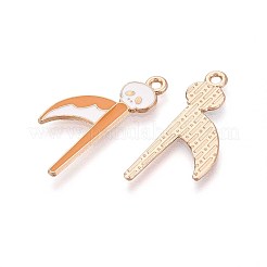 Pendentifs en émail en alliage thème halloween&nbsp;ENAM-T022-54G-09