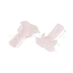 Colgantes de cocotero de cuarzo rosa natural&nbsp;G-N342-02I