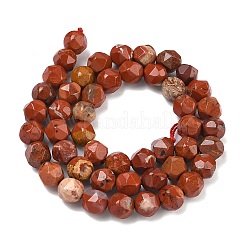 Chapelets de perles en jaspe rouge naturel&nbsp;X-G-F826-D02-01