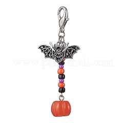 Decorazioni di Halloween con pendenti in perline di vetro fatte a mano&nbsp;HJEW-MZ00296-01