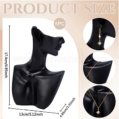 Expositores de collares de resina con forma de busto&nbsp;NDIS-WH0003-017
