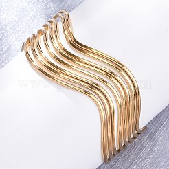304 Edelstahl-Armreife für Damen&nbsp;BJEW-D306-05G