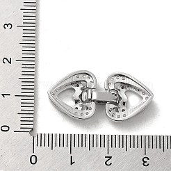 Messing-Mikro pflastern Zirkonia fach über Klammern&nbsp;KK-H455-53P-01