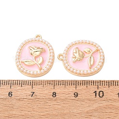 Emaille Anhänger Legierung&nbsp;AL-CBA3036-04G-04