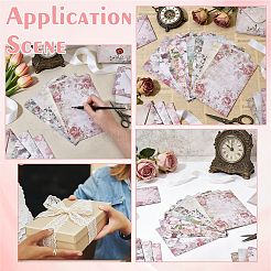 Ensemble de papeterie florale vintage&nbsp;DIY-WH0591-645