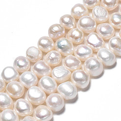 Brins de perles de culture d'eau douce naturelles&nbsp;X-PEAR-N014-08A