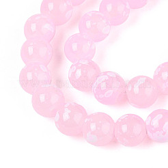 Perles de verre de peinture de cuisson&nbsp;X1-DGLA-N015-8mm-02