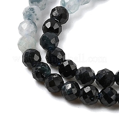 Brins de perles de tourmaline bleue naturelle&nbsp;G-G294-A02-3mm