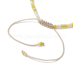 Set di 3 braccialetti con ciondoli smaltati in lega di fiori e api in stile 3 pezzi&nbsp;BJEW-JB09952