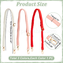 3 correa ajustable para bolso de piel sintética de 3 colores&nbsp;FIND-WR0009-89