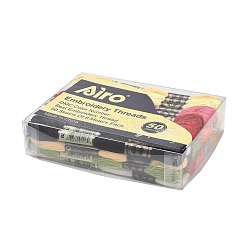 50 Knäuel 25 Farben 6-lagiges Polyester-Stickgarn&nbsp;OCOR-K006-B02