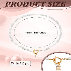 1 collier pendentif lettre en laiton transparent avec zircone cubique&nbsp;NJEW-LP0001-32E