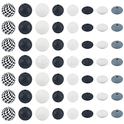 100 Stück Silikonperlen&nbsp;SIL-SP0001-21B