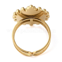 Componenti per anello polsino aperto in acciaio inossidabile 304&nbsp;X-STAS-Q308-04G