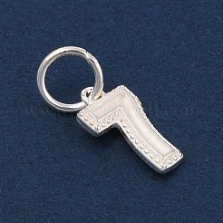 Charms aus Sterlingsilber mit Zahlenserie 925&nbsp;LS-STER-Q002-01H