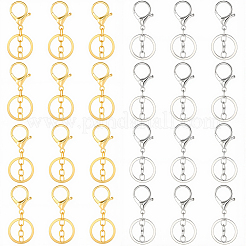 24 Stück 2 Verschlüsseanhängerverschlüsse aus Legierung&nbsp;KEYC-SC0001-81