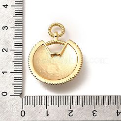 Messing Emaille-Anhänger&nbsp;KK-U055-12G-02