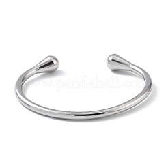 Brazaletes de acero inoxidable 304 para mujer&nbsp;BJEW-Z078-12P