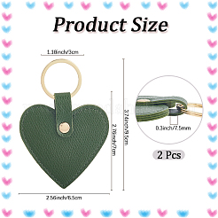 Portachiavi in pelle PU&nbsp;KEYC-WH20008-08F